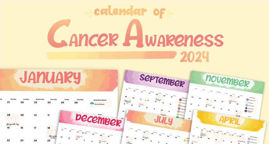 Cancer Awareness Calendar 2024