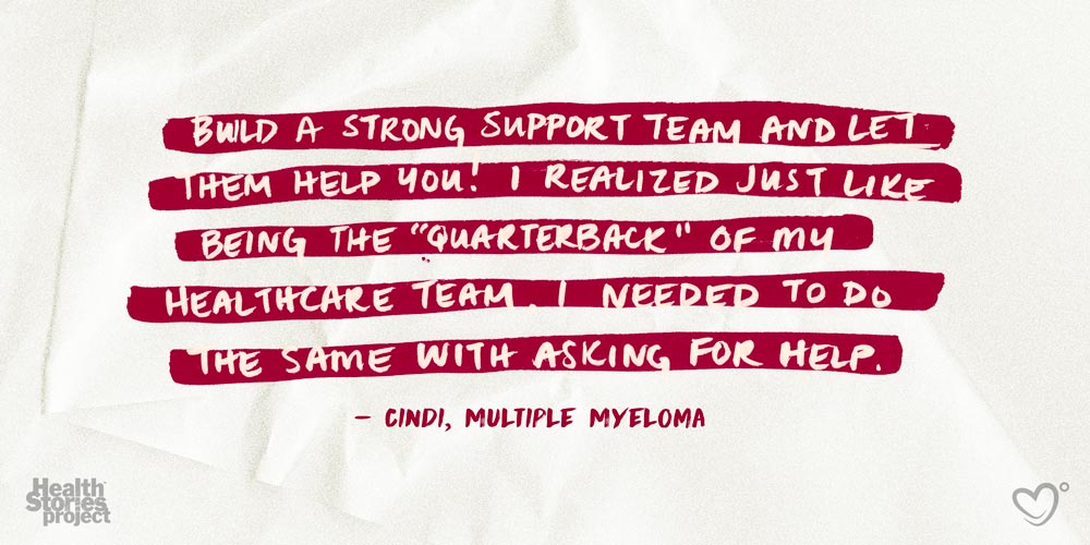 Build a strong support team and let them help you! I realized just like being the 