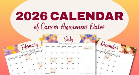 Free Printable Cancer Awareness Calendar 2026
