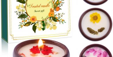 Dried Flowers Scented Candle