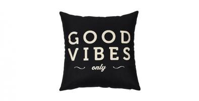 Good Vibes Only Home Decorative Throw Pillow 